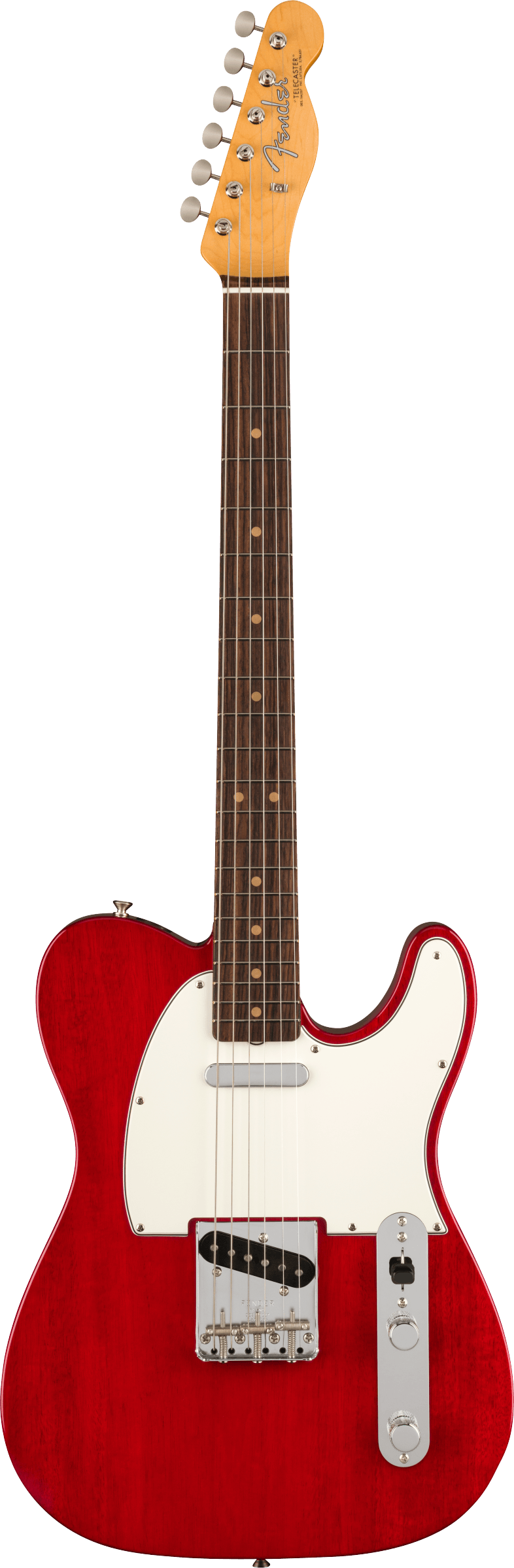 Fender American Vintage II 1963 Telecaster®, Rosewood Fingerboard, Crimson Red Transparent