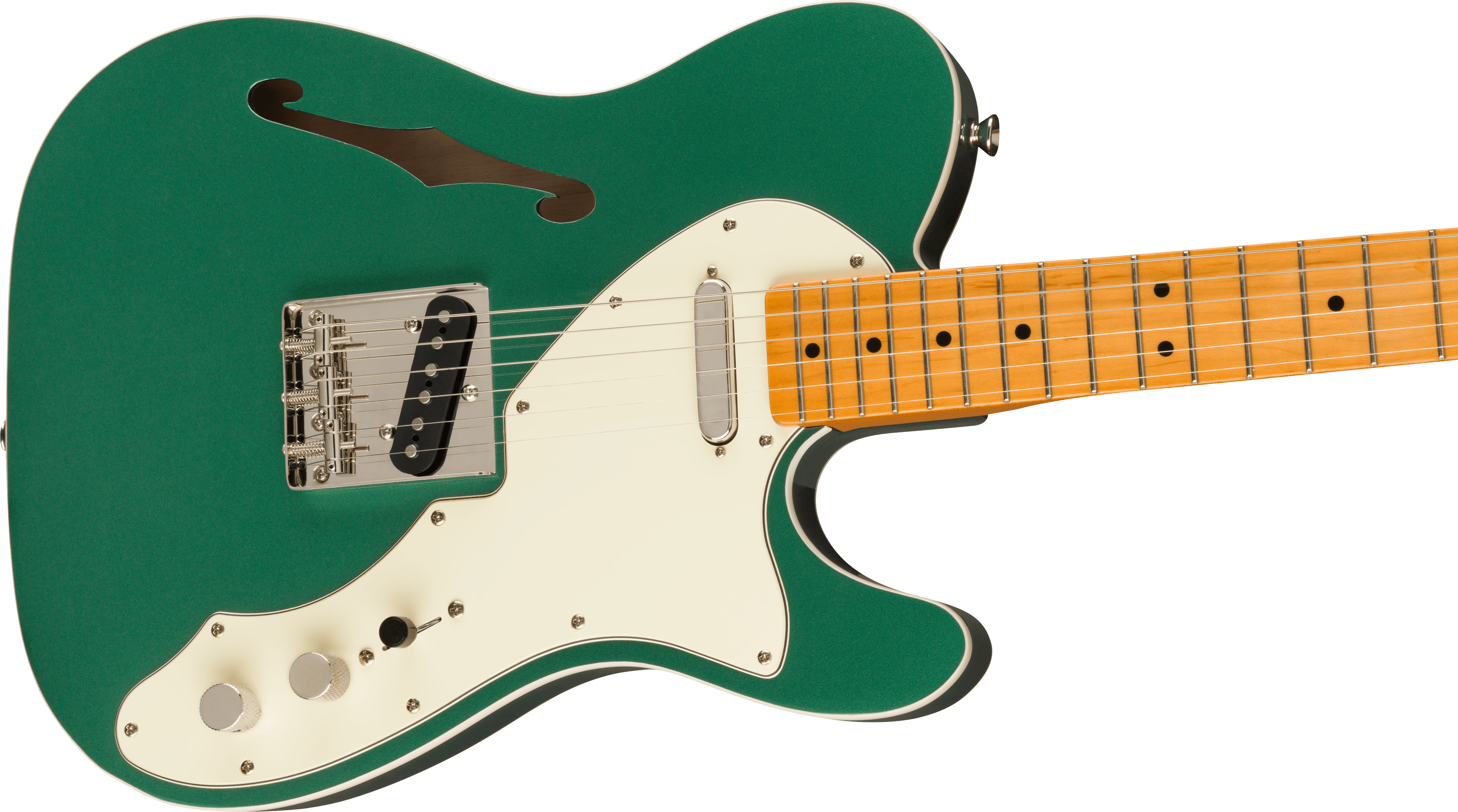 Fender FSR Classic Vibe '60s Telecaster® Thinline, Maple Fingerboard, Parchment Pickguard, Sherwood Green