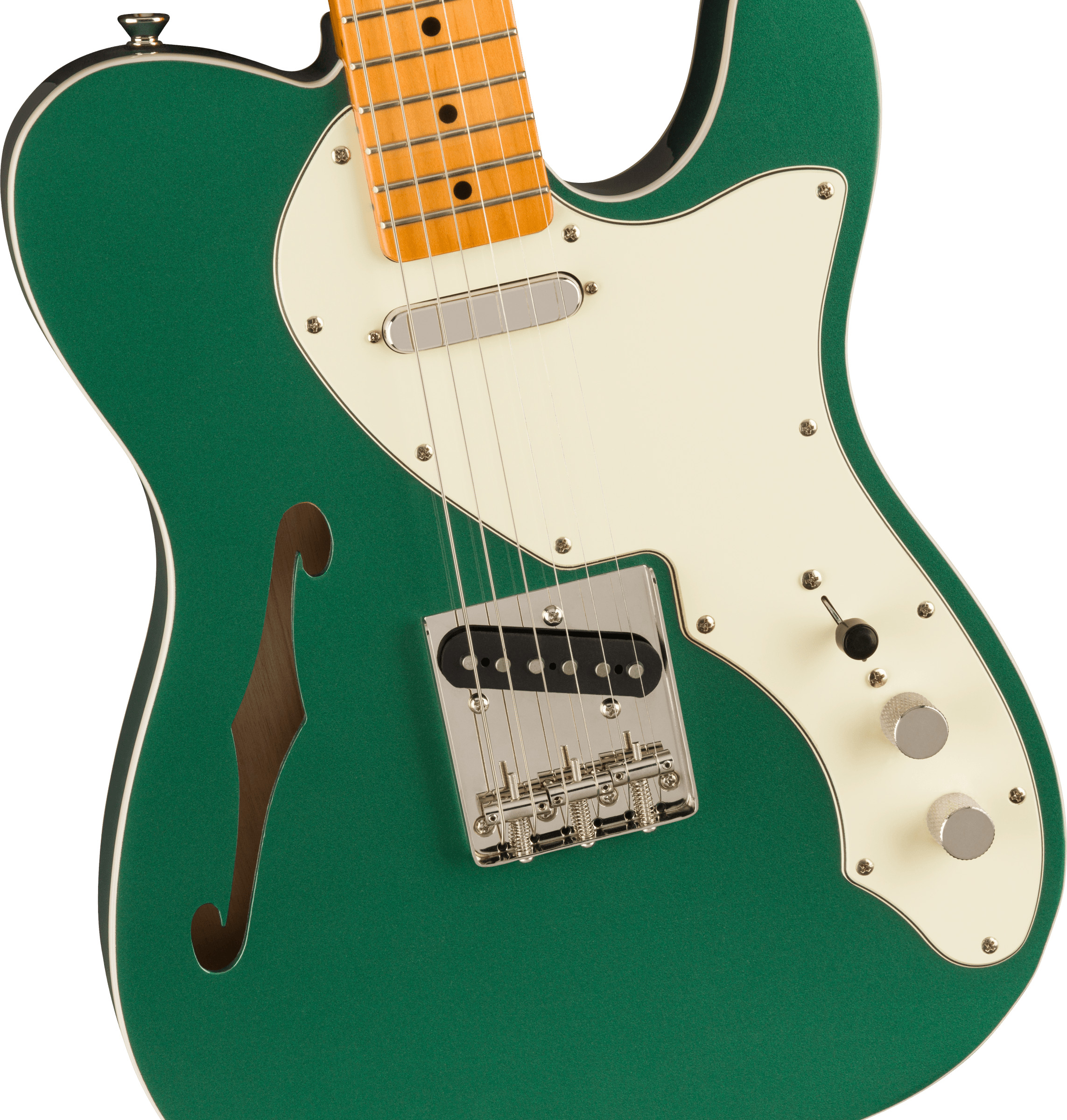 Fender FSR Classic Vibe '60s Telecaster® Thinline, Maple Fingerboard, Parchment Pickguard, Sherwood Green