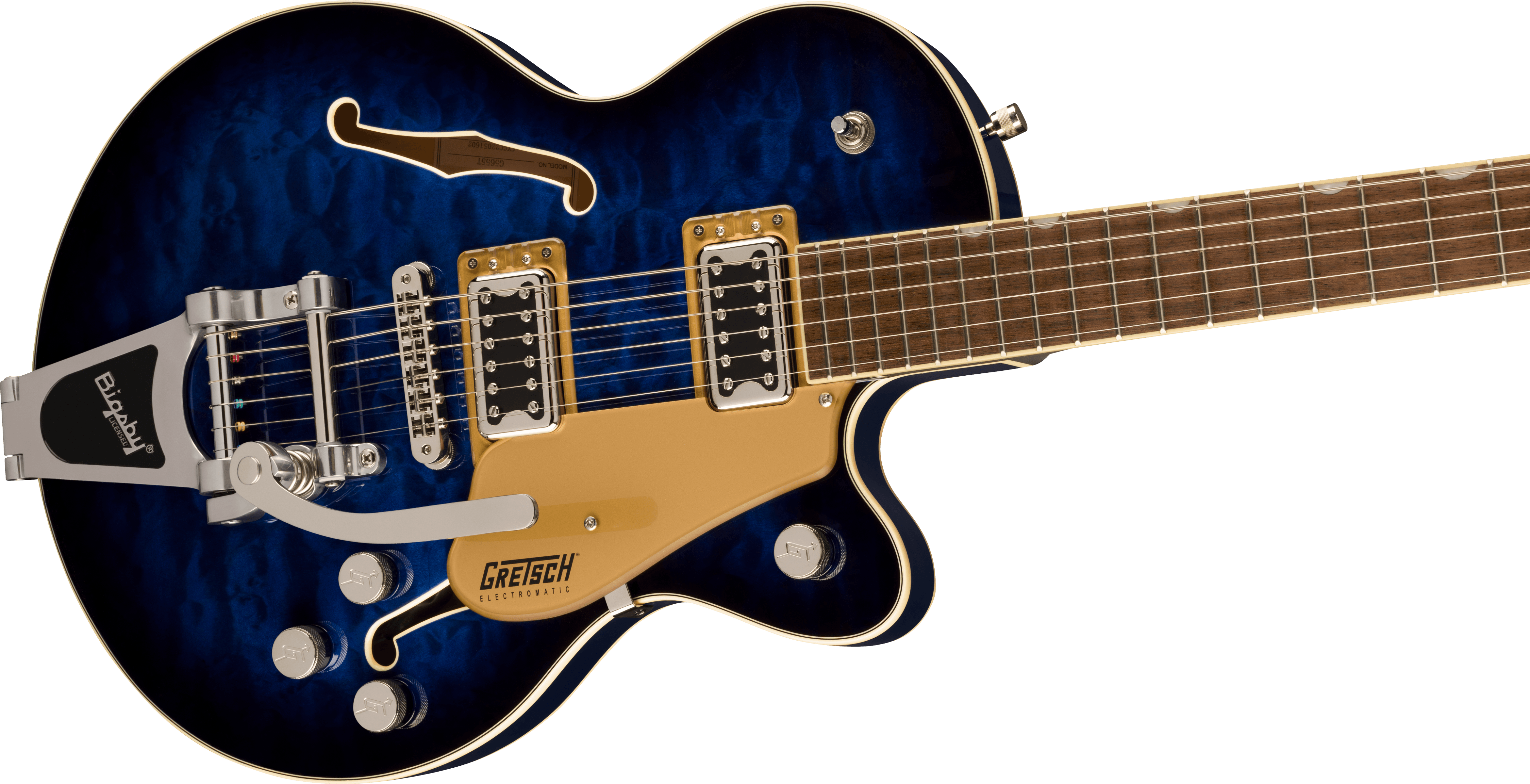 Gretsch G5655T-QM Electromatic® Center Block Jr. Single-Cut Quilted Maple with Bigsby®, Hudson Sky