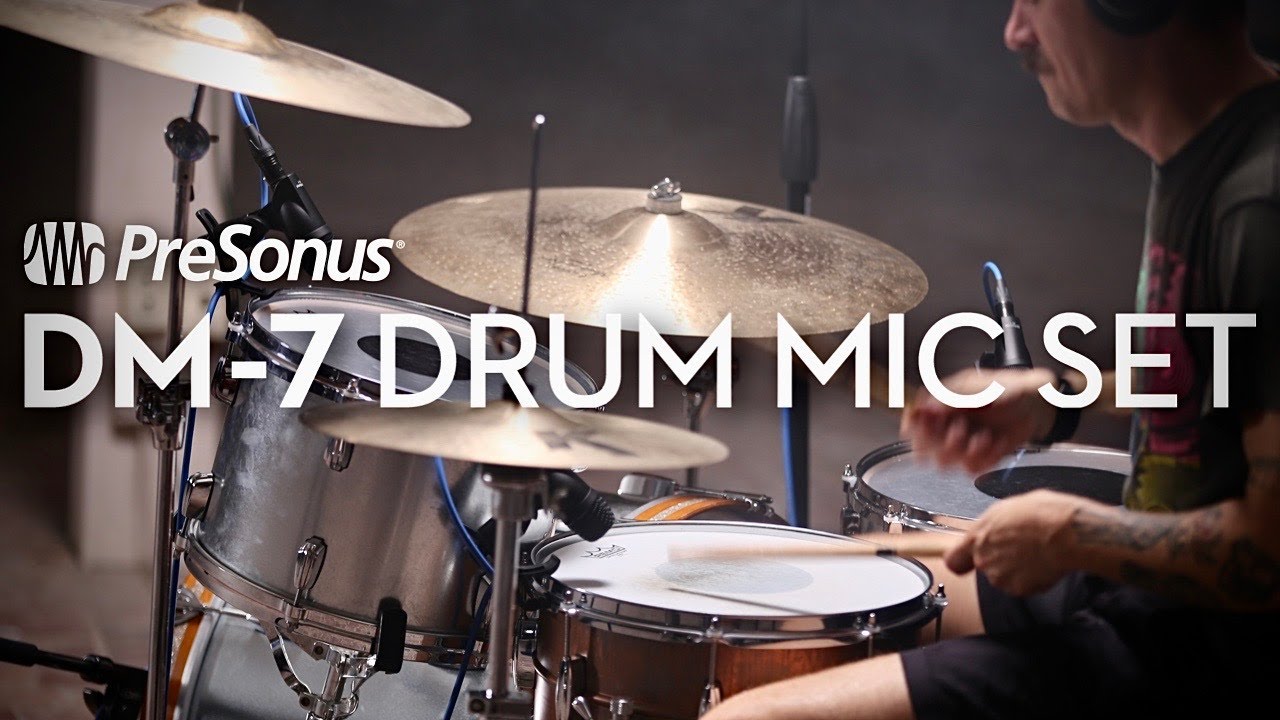 PreSonus  DM-7 Complete Drum Microphone Set for Recording and Live Sound