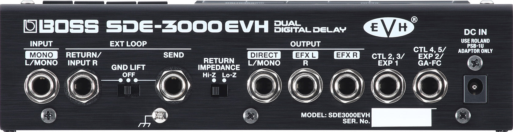 BOSS SDE 3000EVH Dual Digital Delay (Eddie Van Halen)