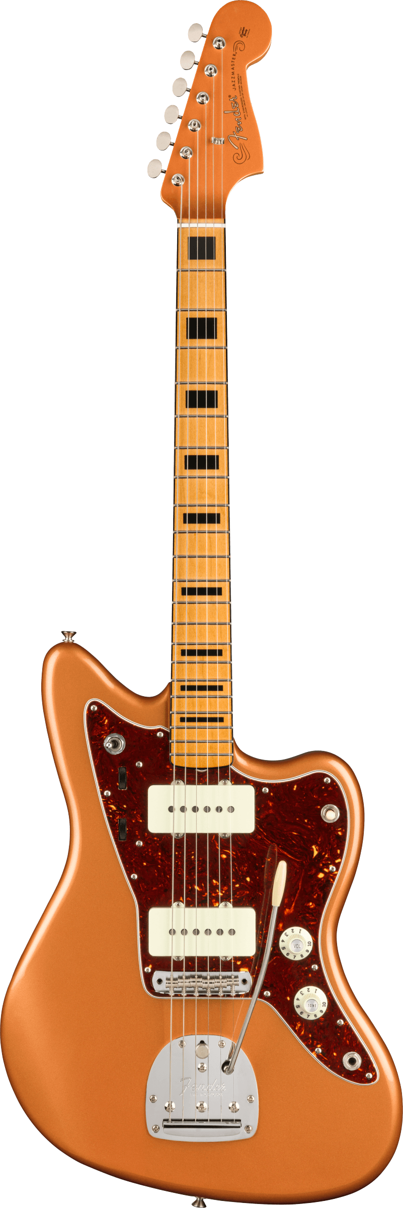 Fender Troy Van Leeuwen Jazzmaster®, Bound Maple Fingerboard, Copper Age 電結他
