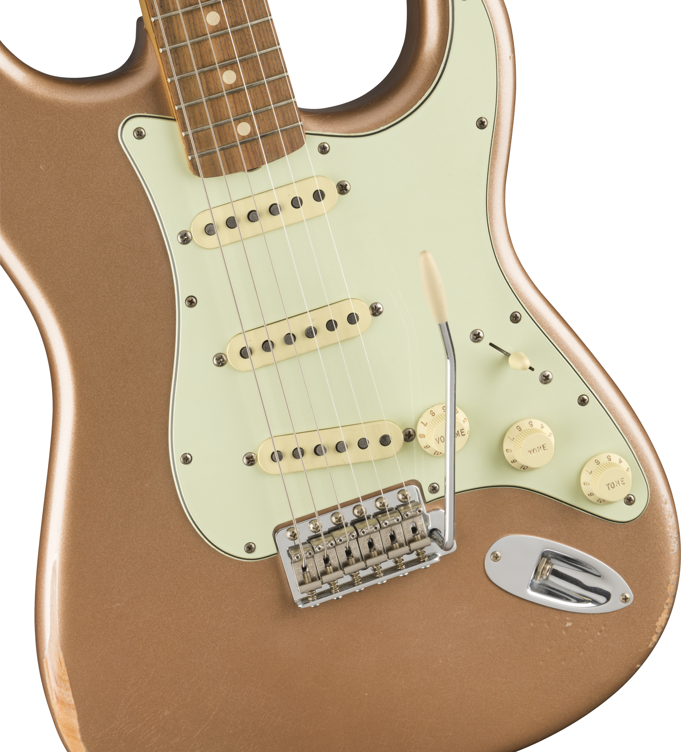 Fender Vintera Road Worn® '60s Stratocaster®, Pau Ferro Fingerboard, Firemist Gold