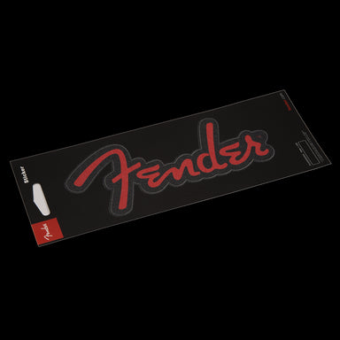 Fender Logo Sticker Red Glitter