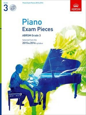 ABRSM 2015 & 2016 Piano Exam Pieces Grade 3 (with CD)