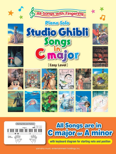 Studio-Ghibli-Songs-in-C-major-Piano-Solo-Easy-Level