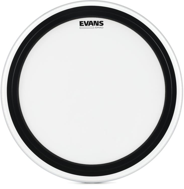 EVANS EMAD UV Coated Bass Drum Batter Head (Available in various sizes)