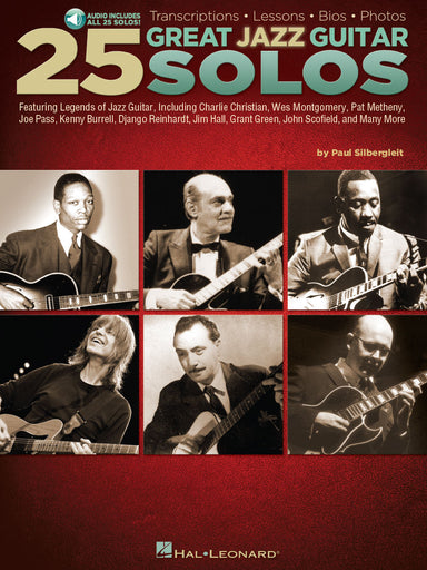 25-Great-Jazz-Guitar-Solos
Transcriptions-Lessons-Bios-Photos