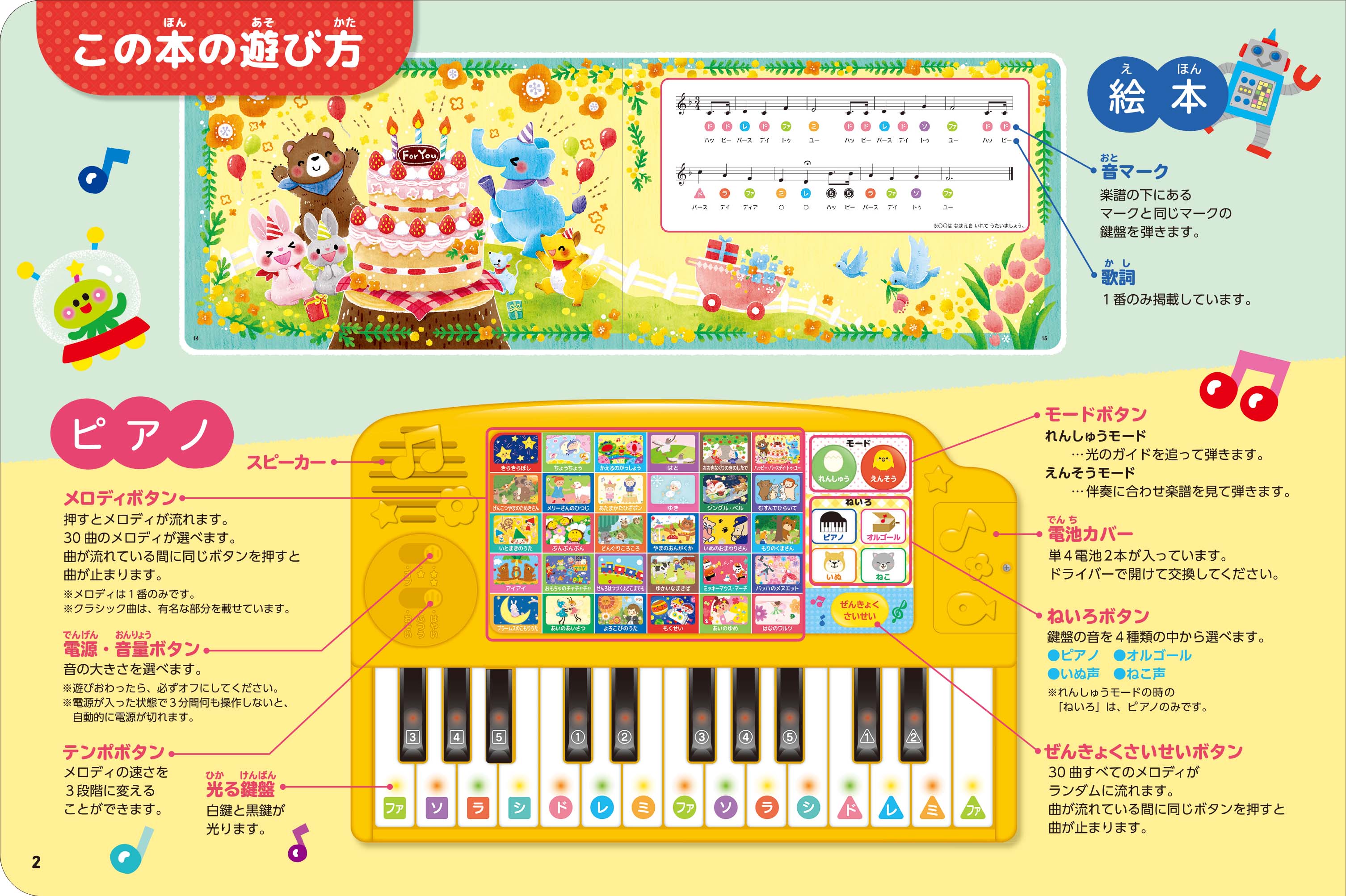 YAMAHA 幼兒鋼琴啟蒙教材 (可彈奏) YAMAHA Music Keyboard Book (Playable)