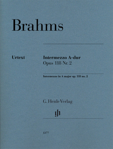 BRAHMS INTERMEZZO IN A MAJOR, OP. 118, NO. 2