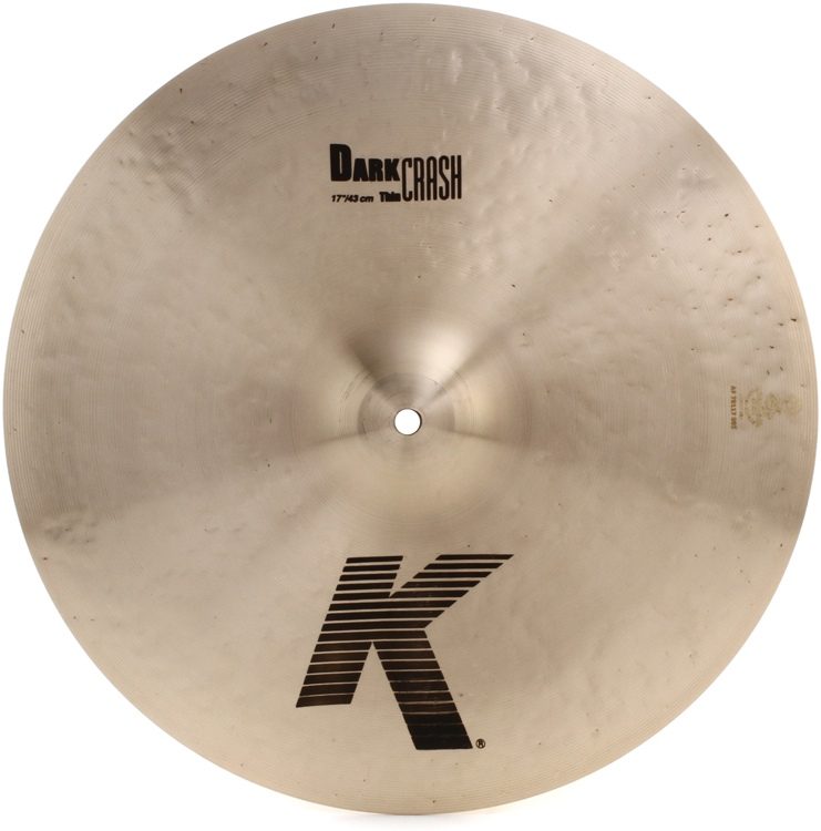 ZILDJIAN K Dark Thin Crash Cymbal (Available in various sizes)