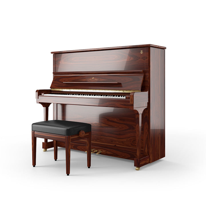 STEINWAY & SONS Upright Piano K132 CROWN JEWEL EAST INDIAN ROSEWOOD