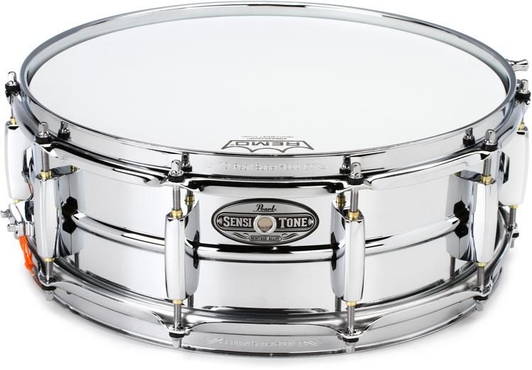 PEARL SensiTone Heritage Alloy Steel Snare Drum (Available in 2 sizes)