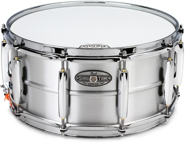 PEARL SensiTone Heritage Alloy Aluminum Snare Drum (Available in 2 sizes)