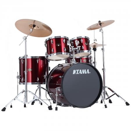 TAMA Imperialstar 5pcs Drum Set w/ Hardware, White Birch Wrap