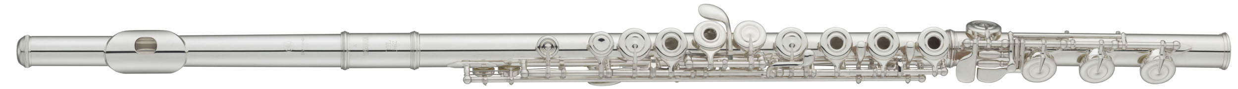 Yamaha YFL372H Silver Plated Flute, Sterling Silver Headjoint