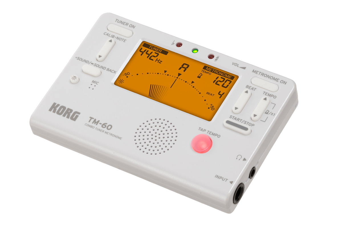 KORG TM60 電子調音器連拍子機 (黑/ 白)