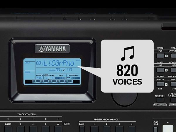 Yamaha PSR-E473 Portable Keyboard (with AC Adaptor)
