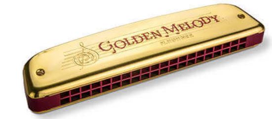 Hohner Golden Melody 40-hole Tremolo Harmonica, Key of C