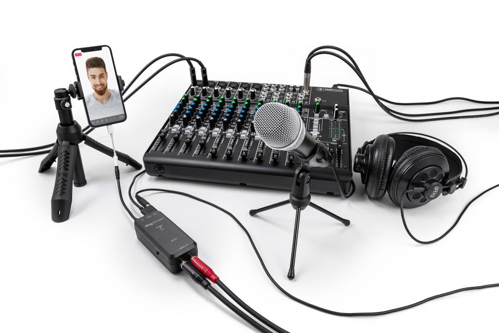 IK Multimedia iRig Stream Solo - 3-in, Mono-out Streaming Audio Interface