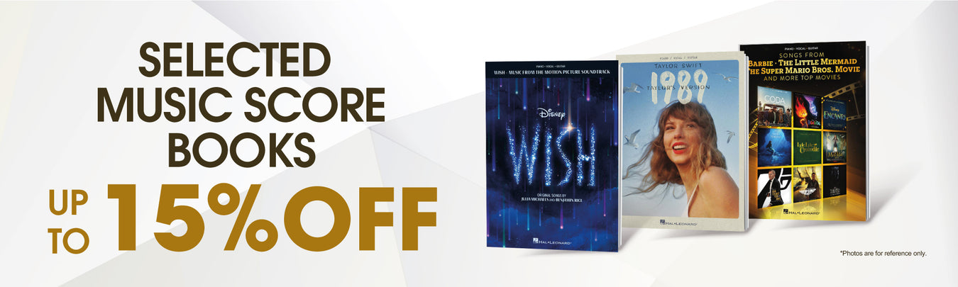 Music Score Books up to 15% off