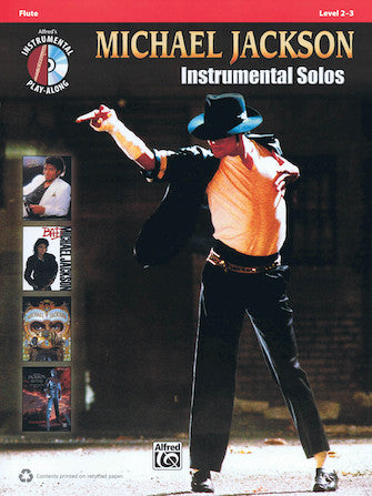 (預訂 Pre-order) Michael Jackson – Instrumental Solos (Flute) with CD