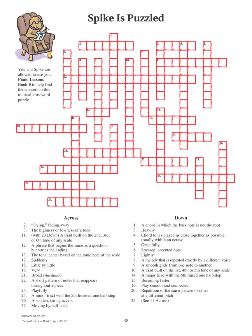 Hal Leonard Student Piano Library: Piano Theory Workbook – Book 5