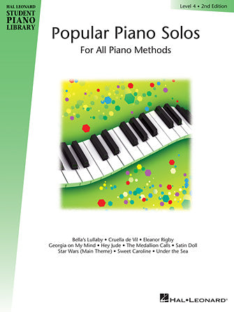 Popular Piano Solos Book 4 (2nd Edition) - Hal Leonard Student Piano Library