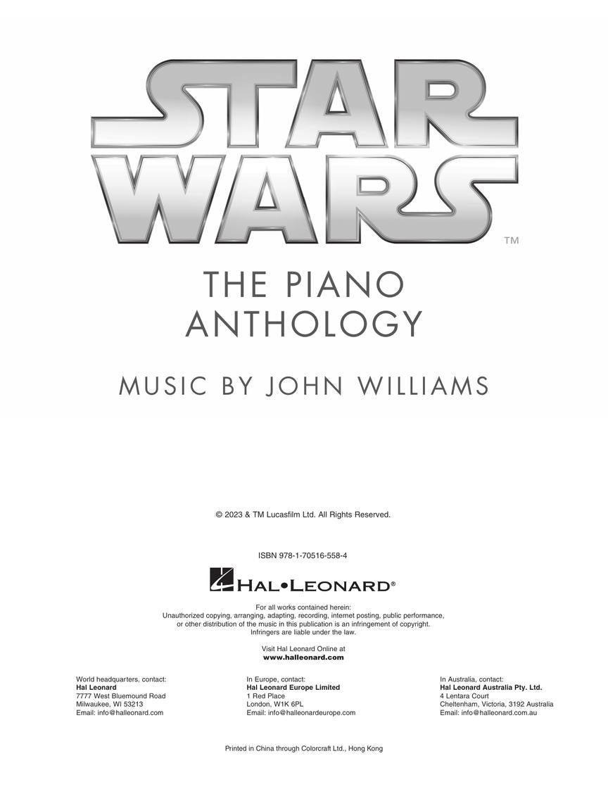 Star Wars: The Piano Anthology