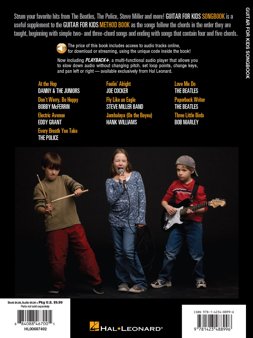 Guitar for Kids Songbook (with CD) - Hal Leonard Guitar Method