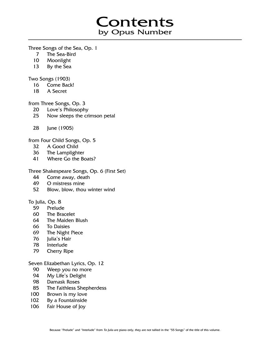 Roger Quilter 55 Songs (Low Voice)