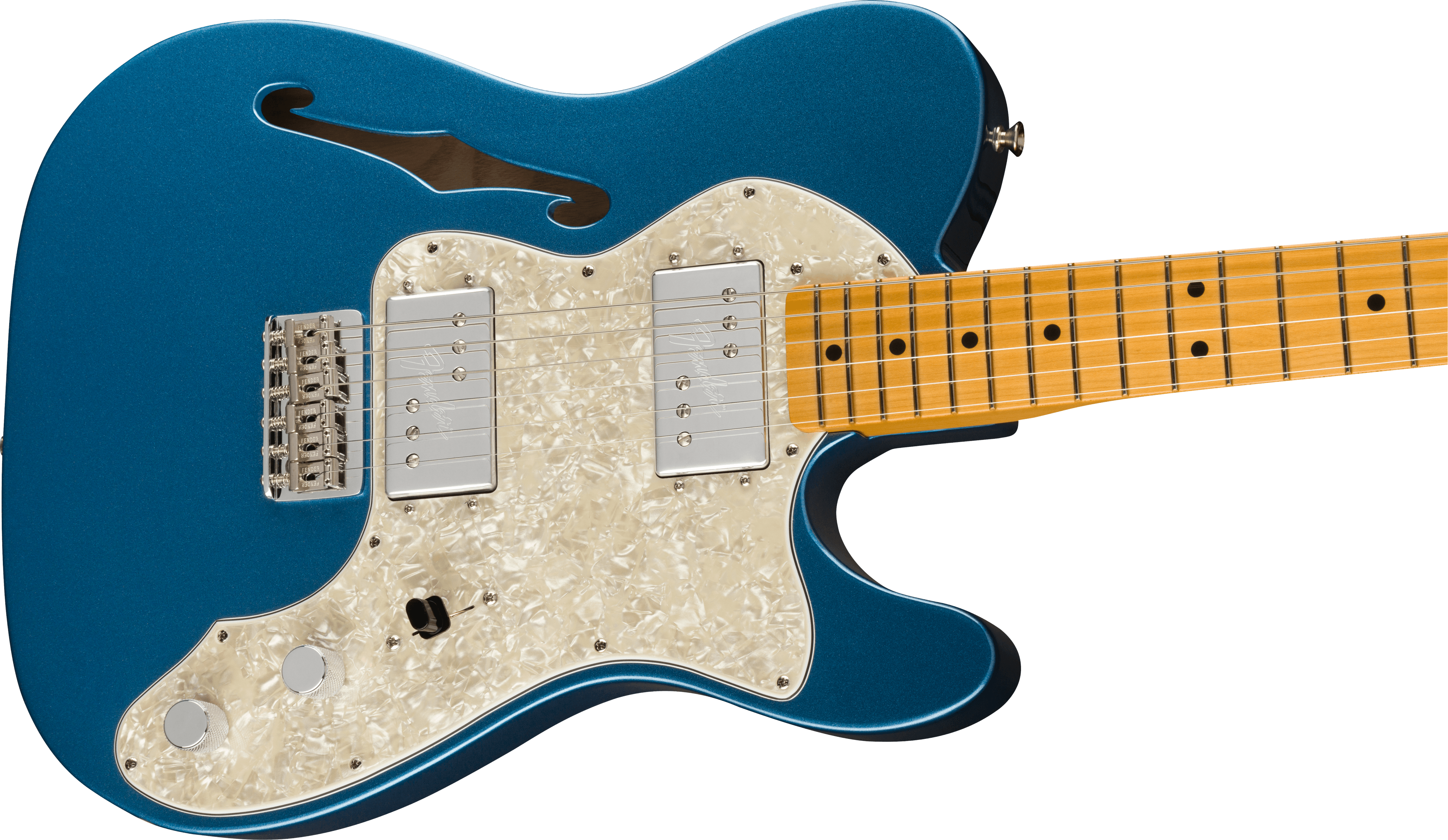 Fender American Vintage II 1972 Telecaster® Thinline, Maple Fingerboard, Lake Placid Blue