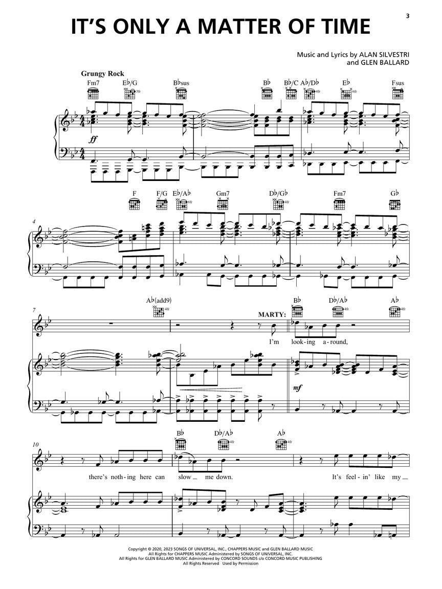 Back to the Future: The Musical (Piano/Vocal)