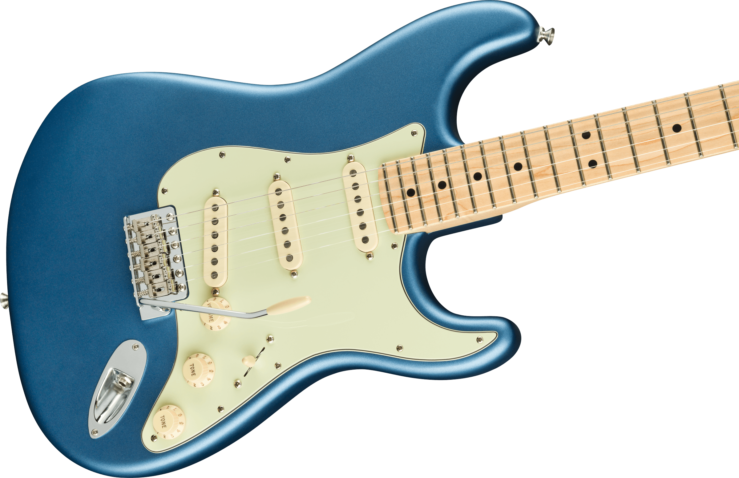 Fender American Performer Stratocaster®, Maple Fingerboard, Satin Lake Placid Blue