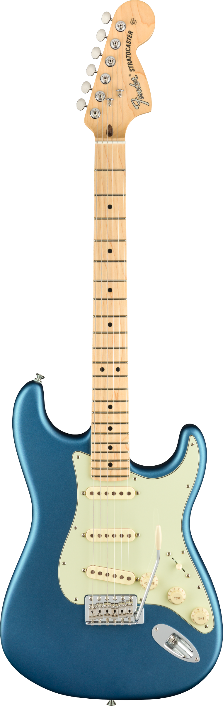 Fender American Performer Stratocaster®, Maple Fingerboard, Satin Lake Placid Blue