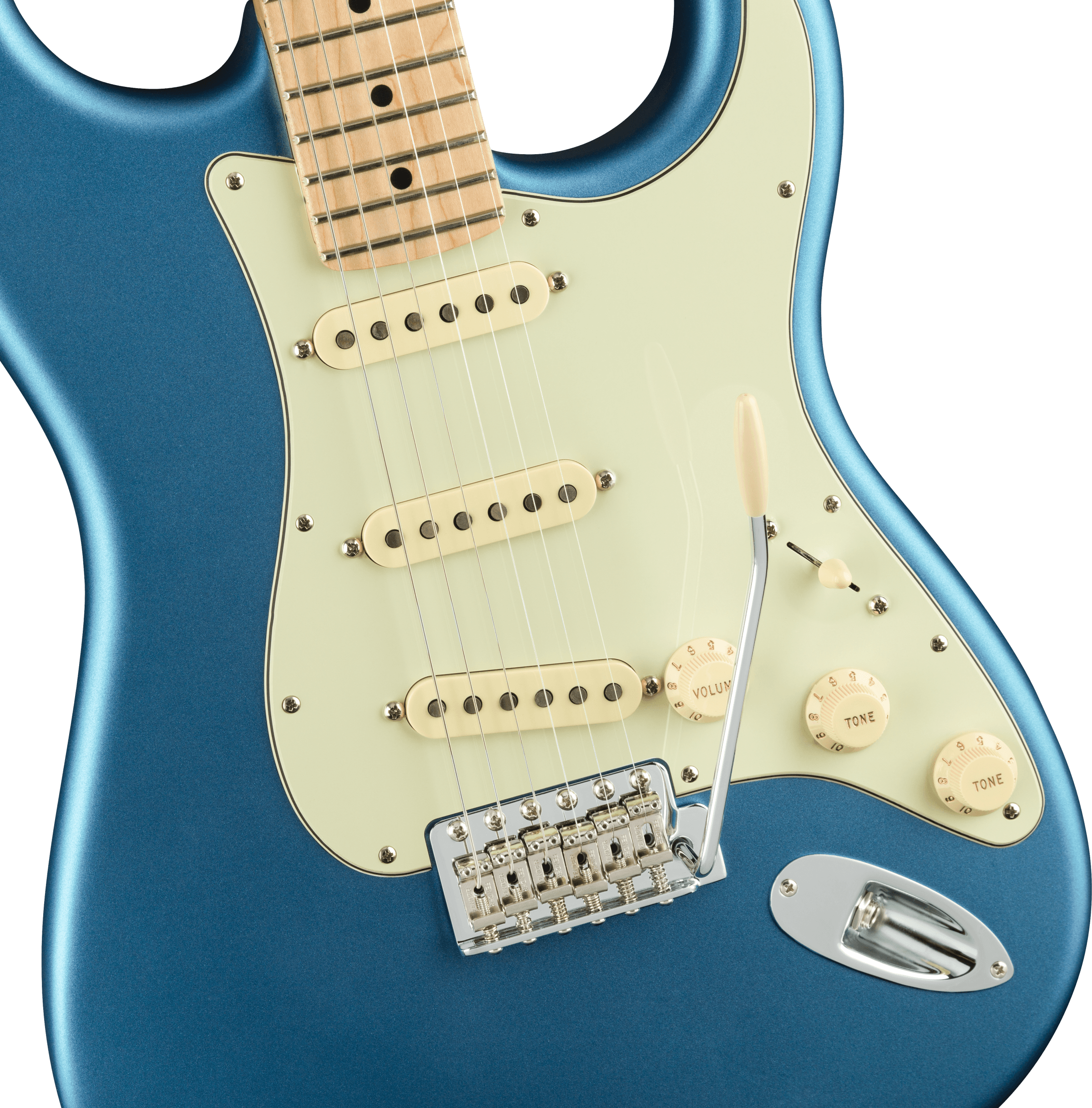 Fender American Performer Stratocaster®, Maple Fingerboard, Satin Lake Placid Blue