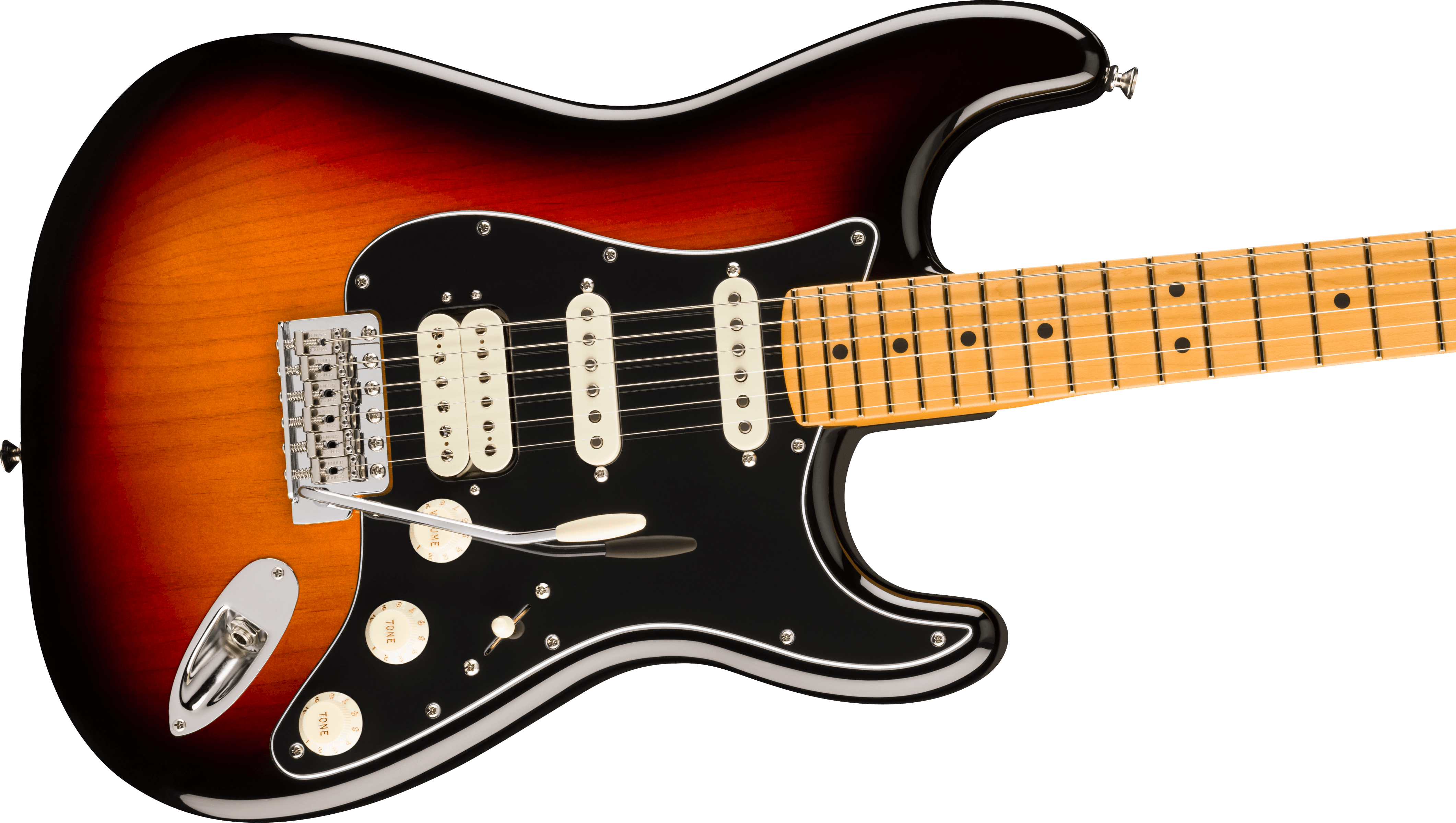 Fender American Professional Classic Stratocaster® HSS, Maple Fingerboard, 3-Color Sunburst