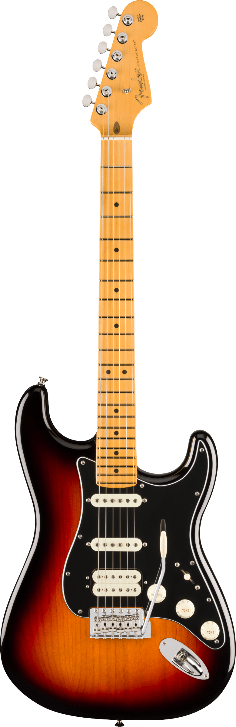 Fender American Professional Classic Stratocaster® HSS, Maple Fingerboard, 3-Color Sunburst