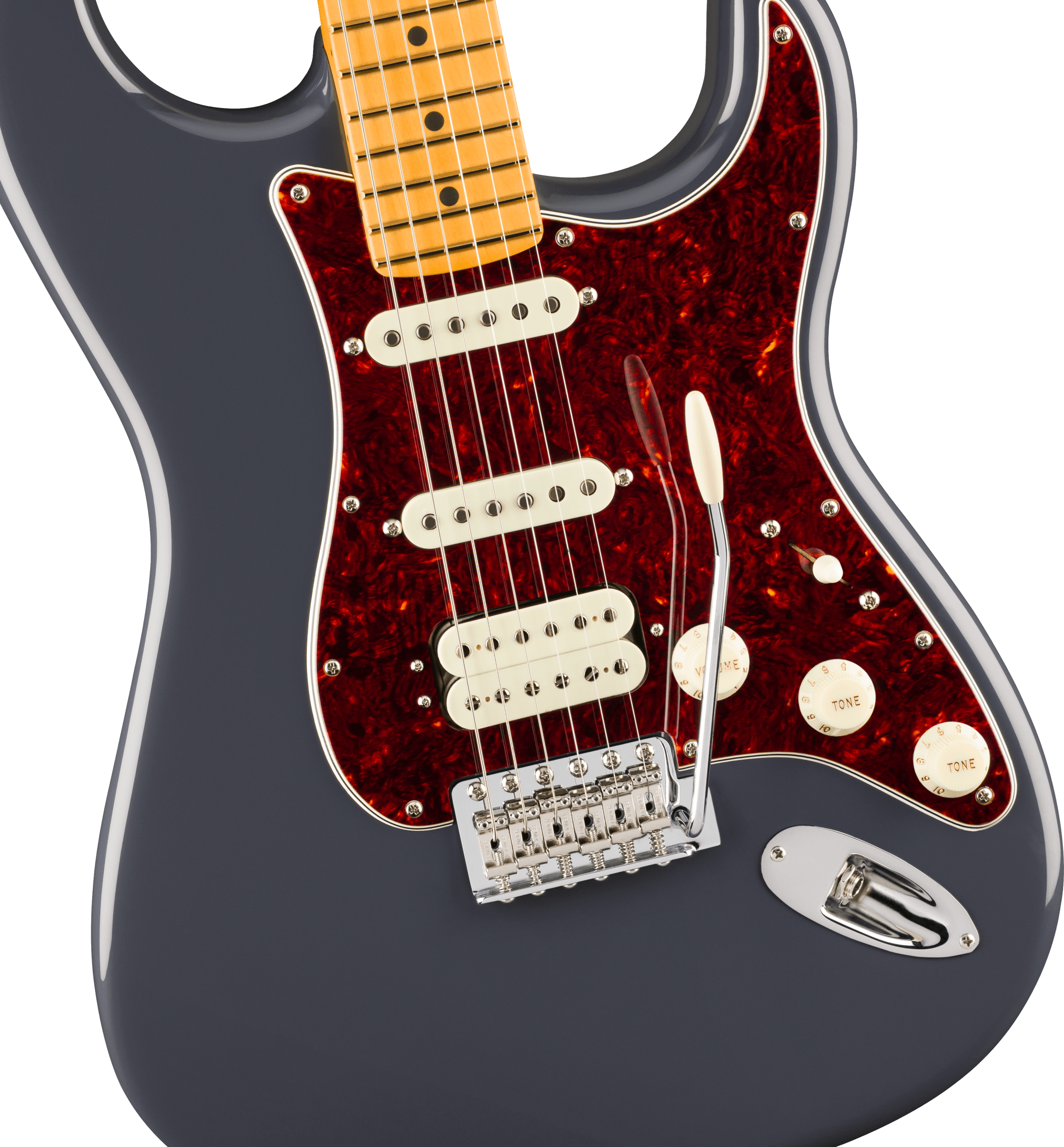 Fender American Professional Classic Stratocaster® HSS, Maple Fingerboard, Faded Black