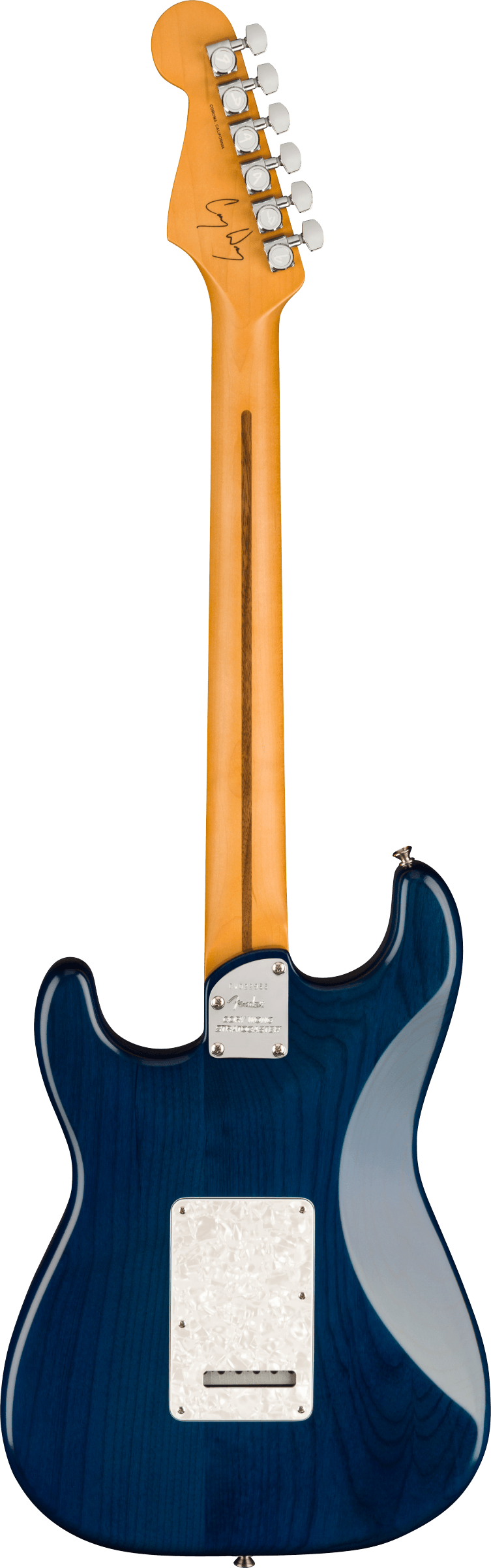 Fender Cory Wong Stratocaster®, Rosewood Fingerboard, Sapphire Blue Transparent