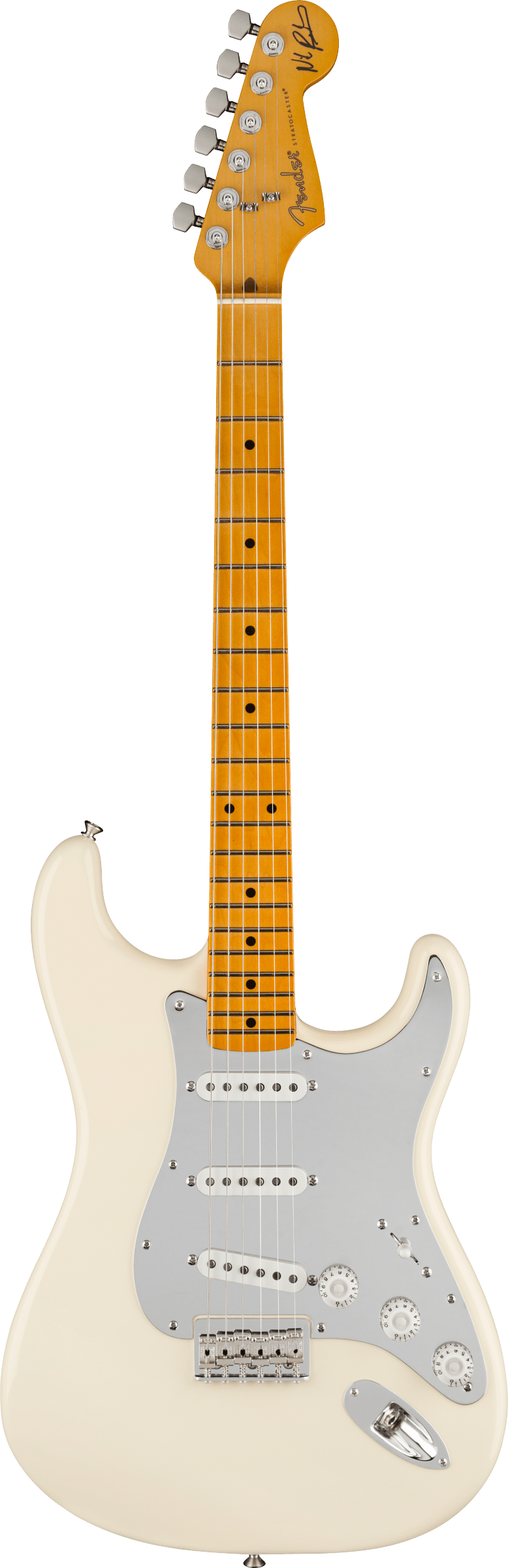 Fender Nile Rodgers Hitmaker Stratocaster®, Maple Fingerboard, Olympic White