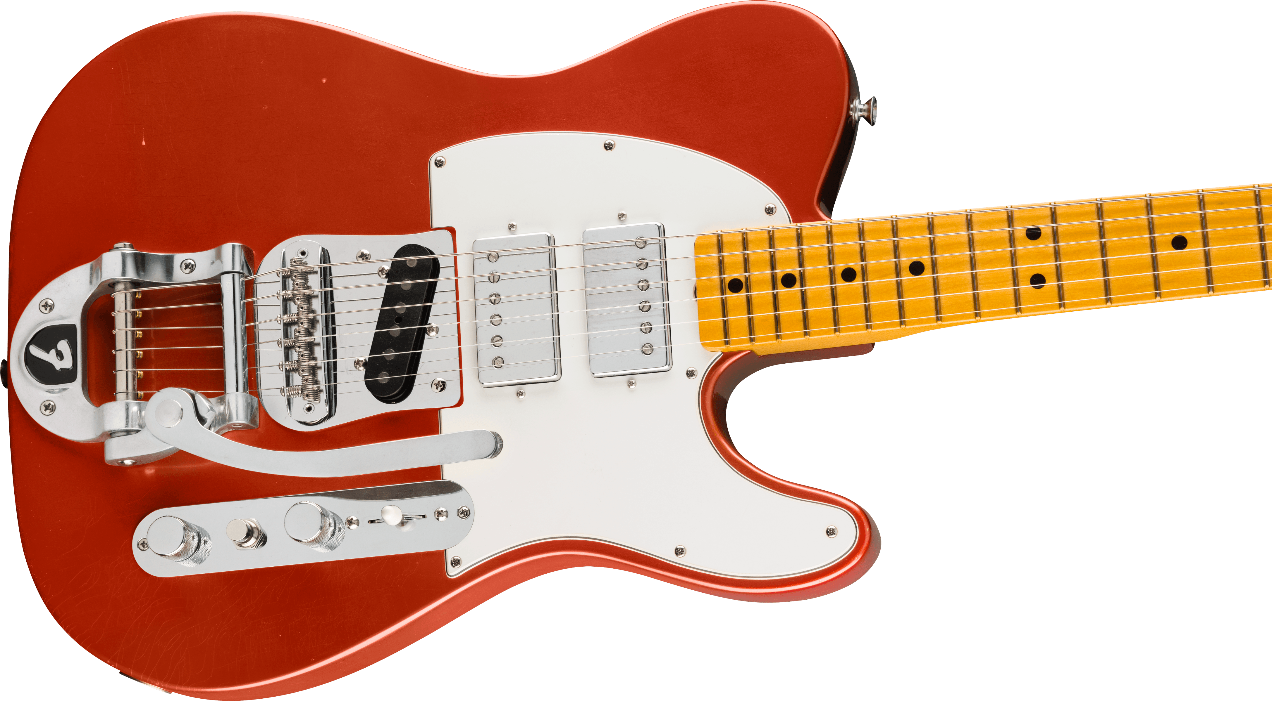 Fender Stories Collection Mike Campbell Red Dog Telecaster®, Maple Fingerboard, Red Dog Red