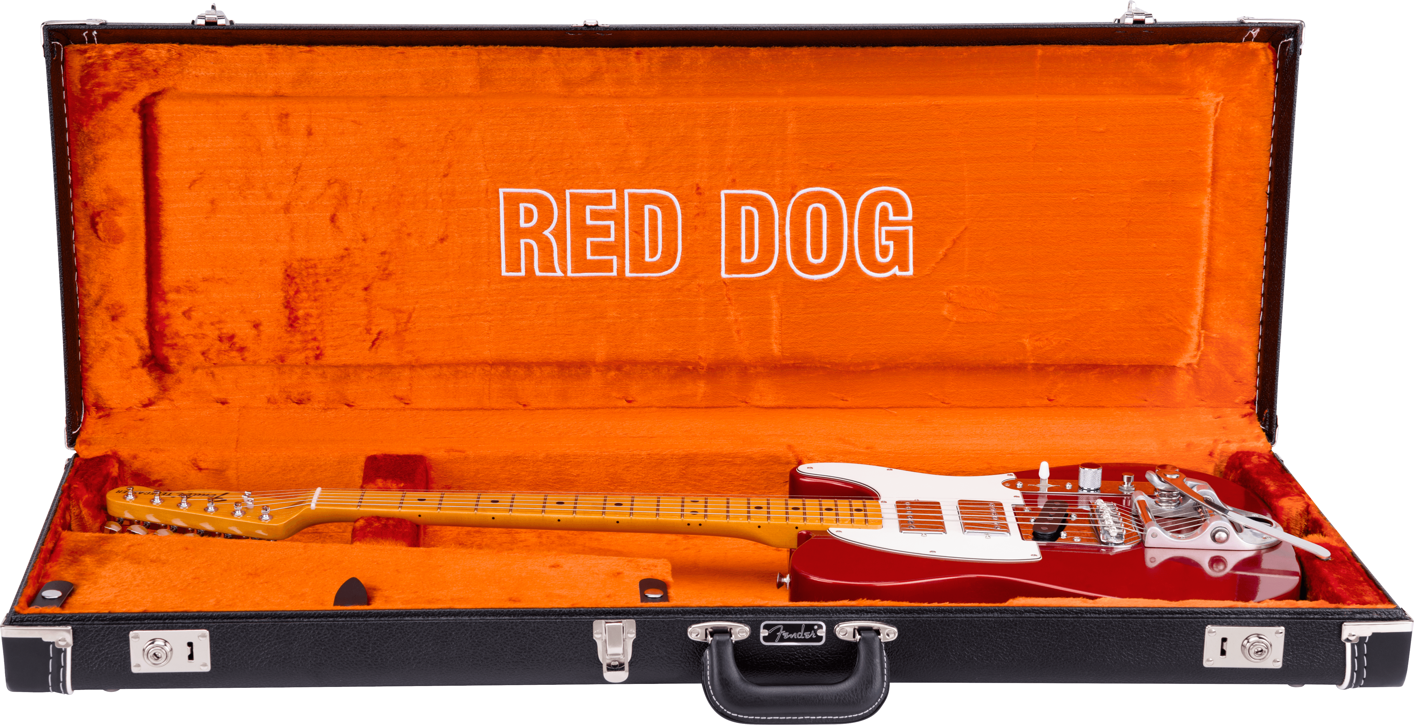 Fender Stories Collection Mike Campbell Red Dog Telecaster®, Maple Fingerboard, Red Dog Red
