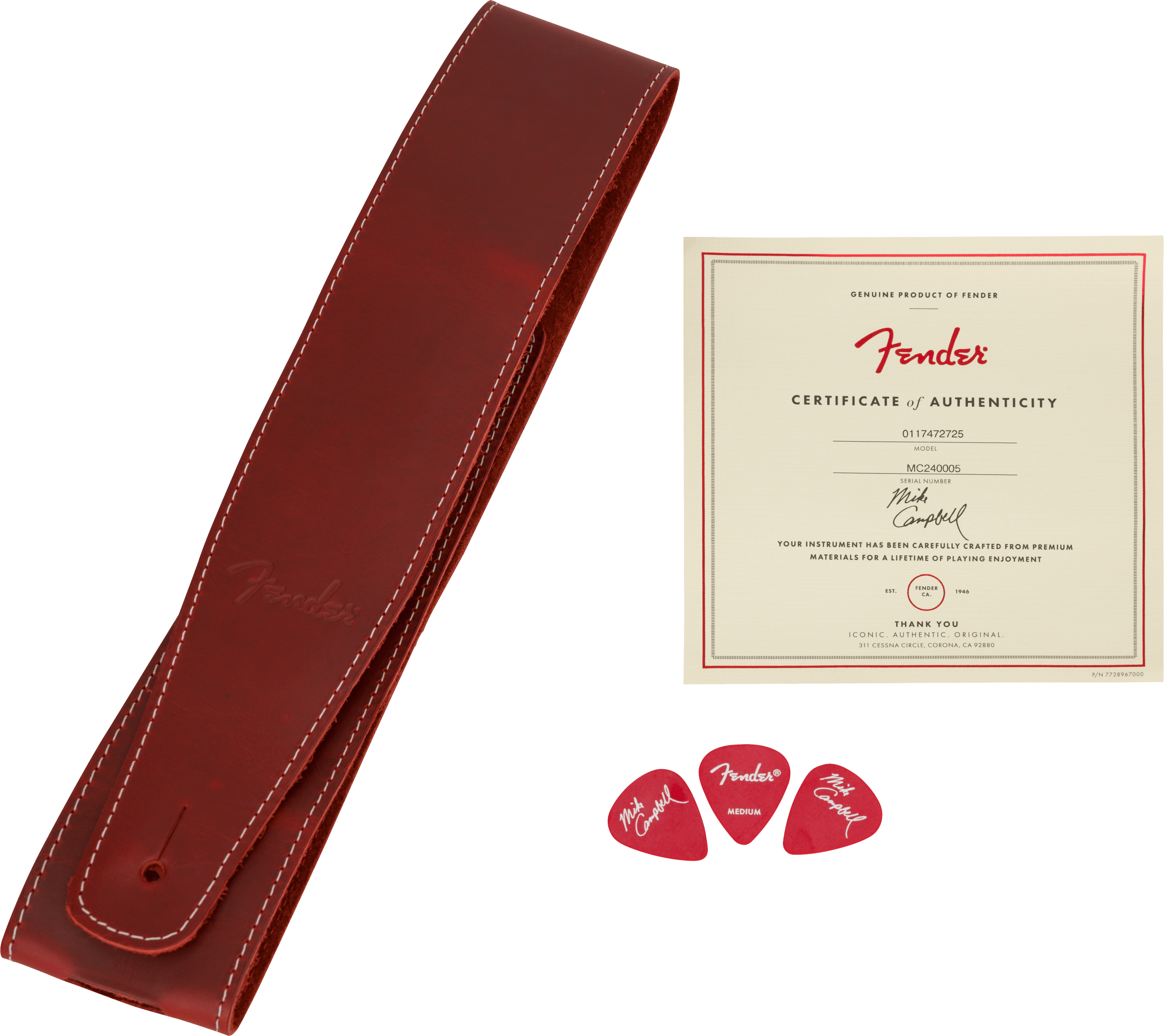 Fender Stories Collection Mike Campbell Red Dog Telecaster®, Maple Fingerboard, Red Dog Red