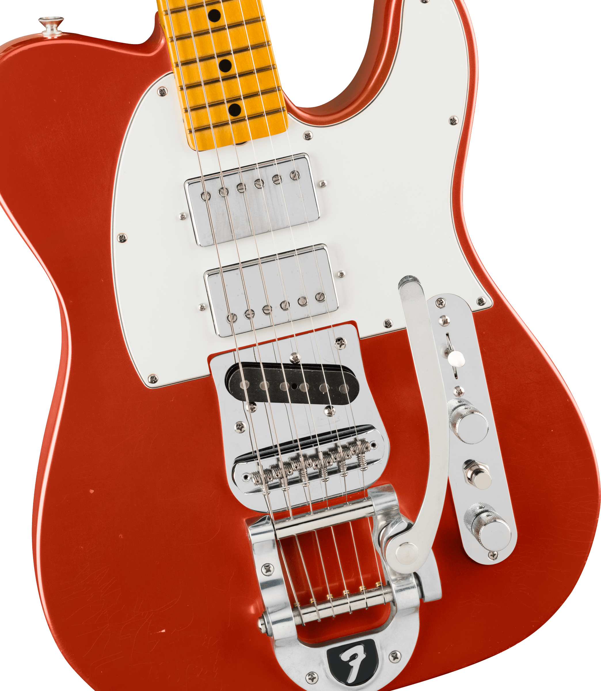 Fender Stories Collection Mike Campbell Red Dog Telecaster®, Maple Fingerboard, Red Dog Red