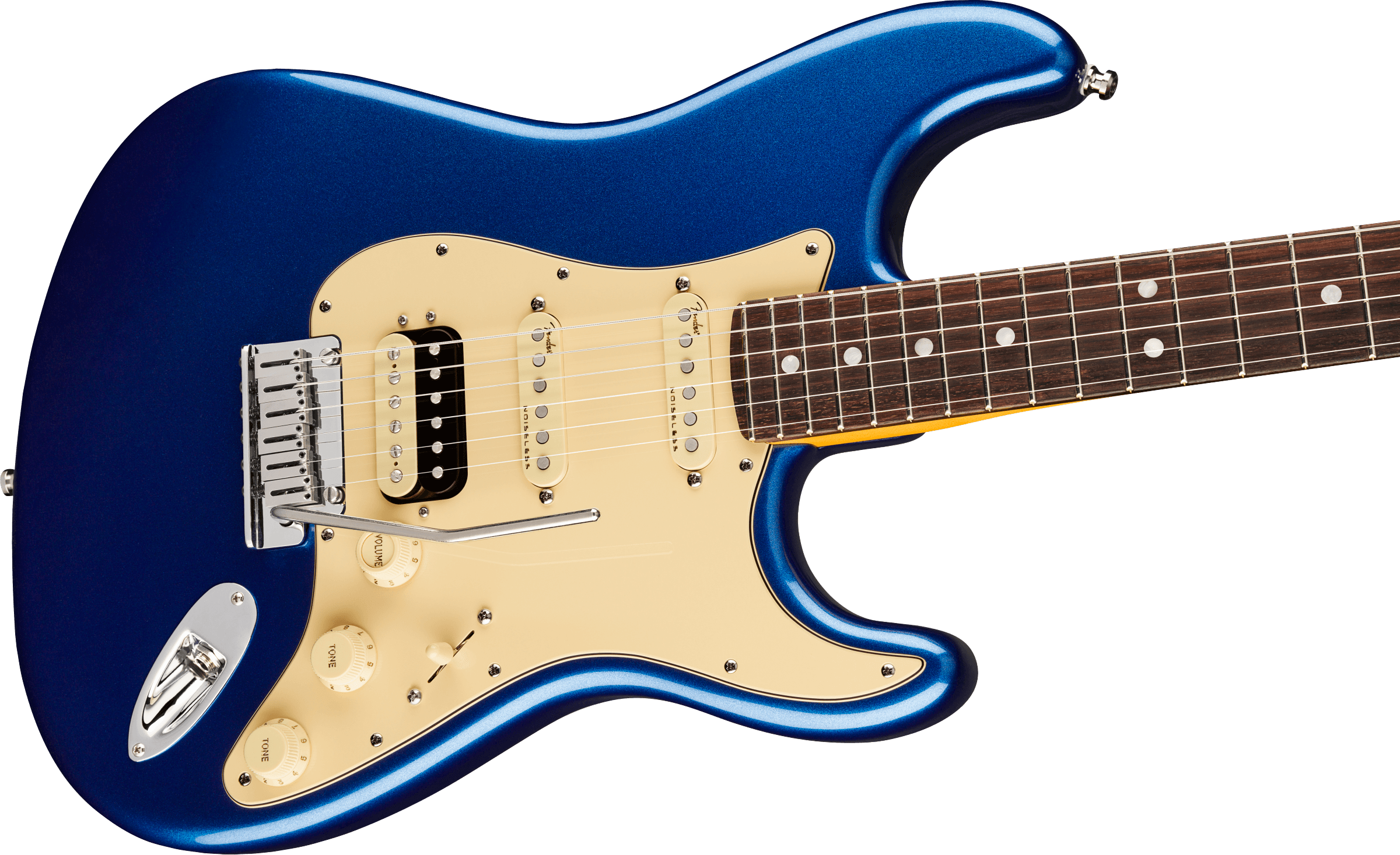 Fender American Ultra Stratocaster® HSS, Rosewood Fingerboard, Cobra Blue