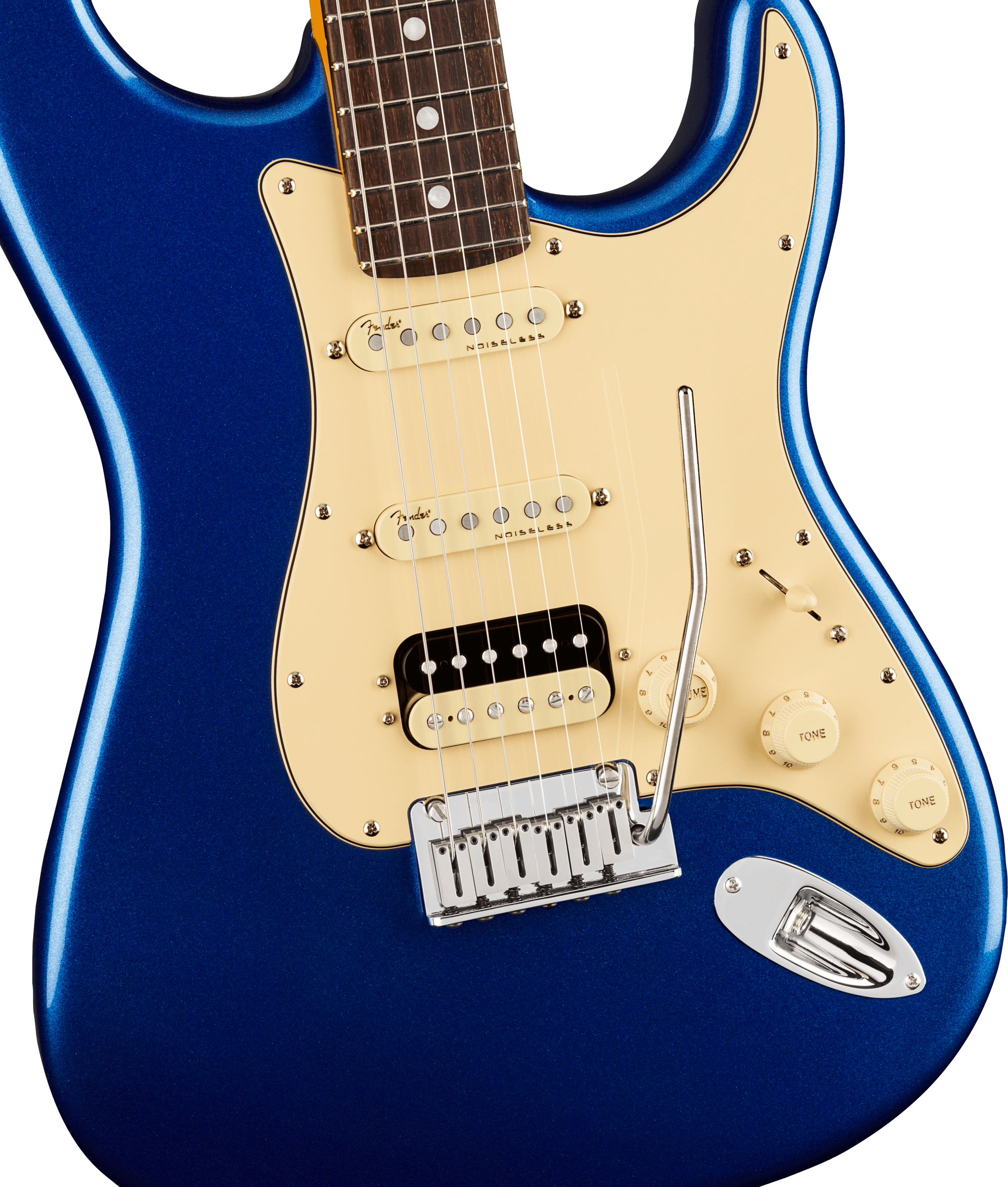 Fender American Ultra Stratocaster® HSS, Rosewood Fingerboard, Cobra Blue