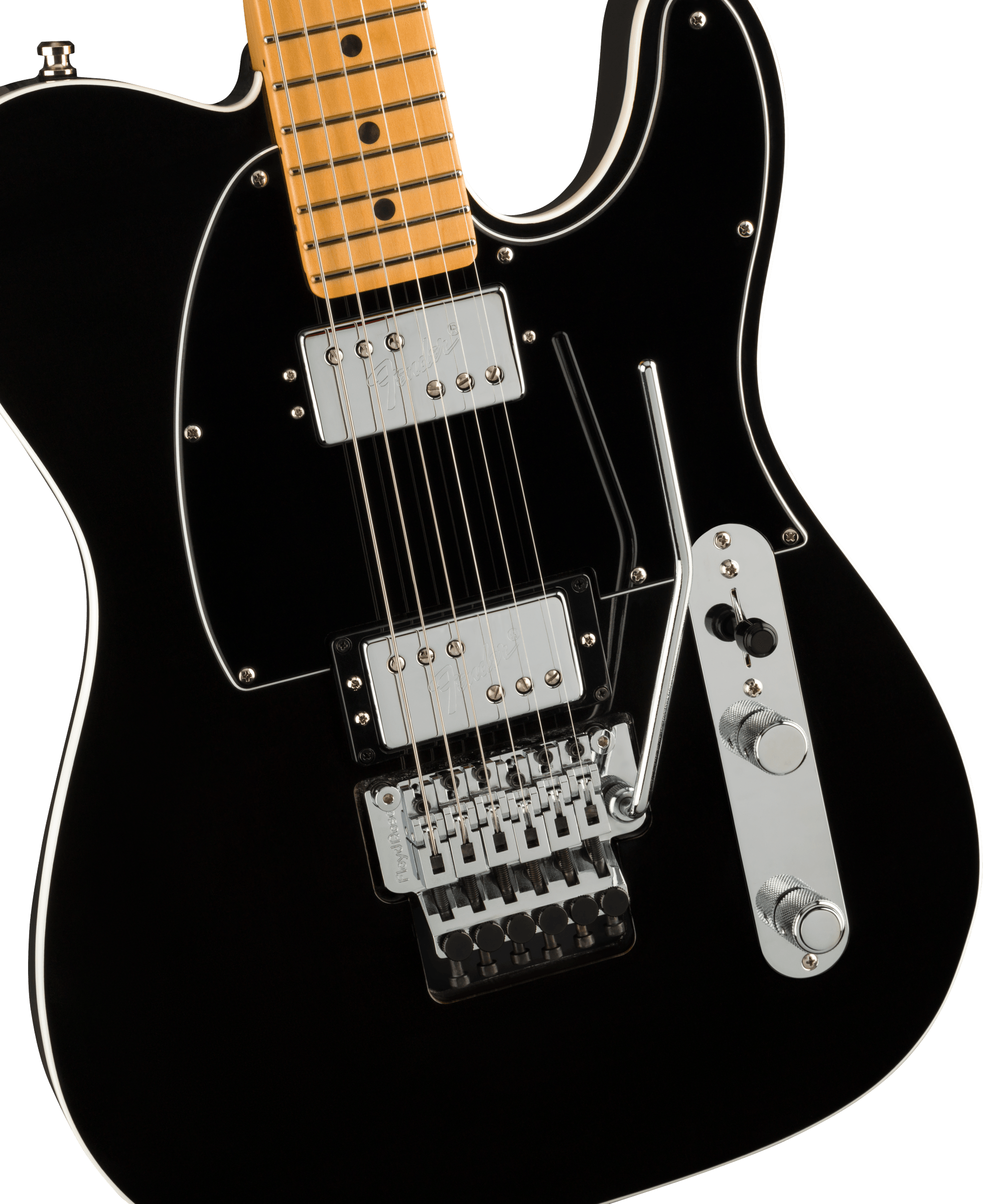 Fender American Ultra Luxe Telecaster® Floyd Rose® HH, Maple Fingerboard, Mystic Black