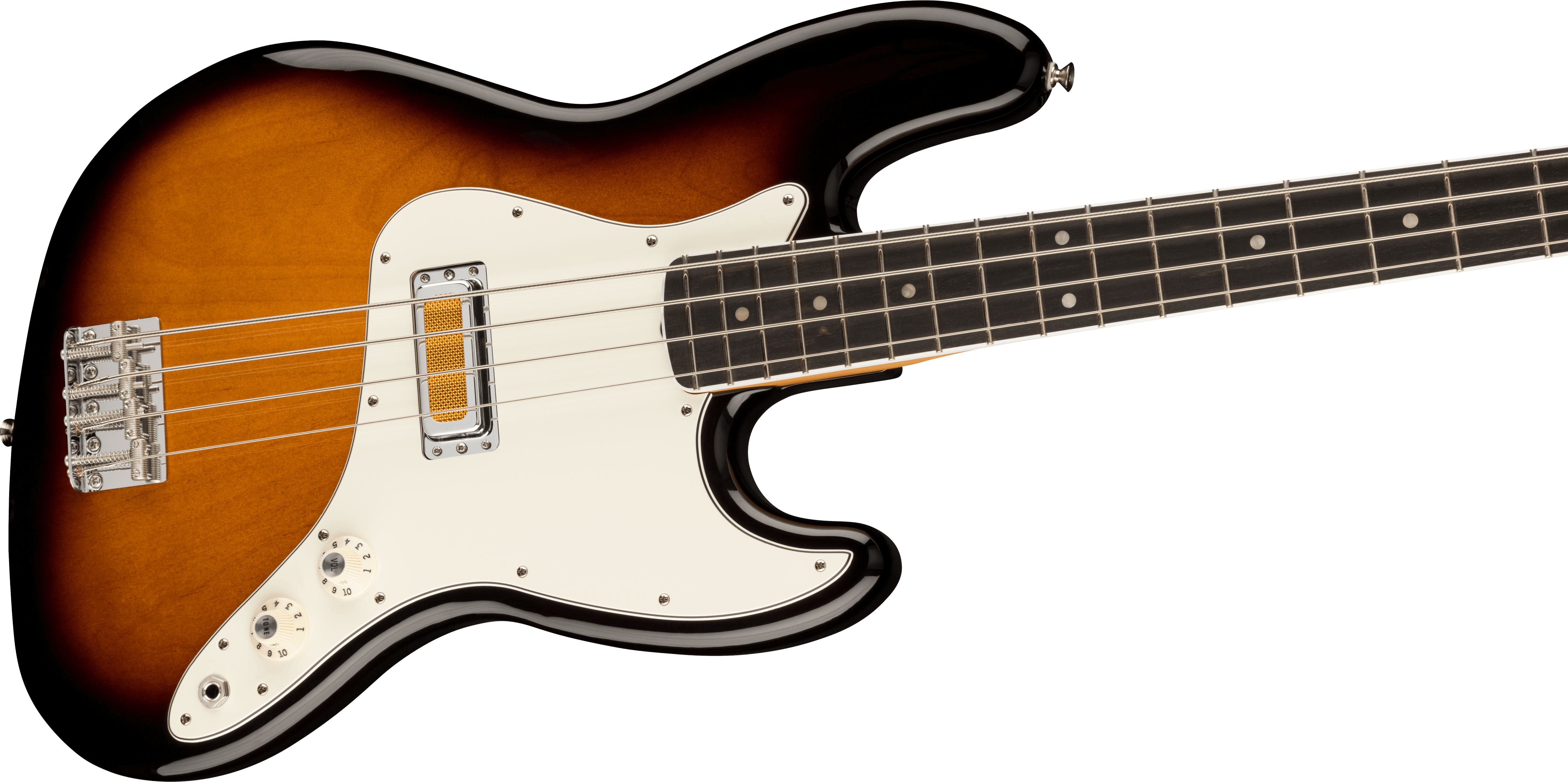 Fender  Gold Foil Jazz Bass®, Ebony Fingerboard, 2-Color Sunburst